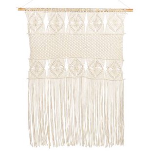 Beliani - LAHRI - Wandhanger - Beige - Katoen Beliani - LAHRI - Wandhanger - Beige - Katoen