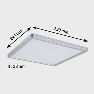 Paulmann Atria Shine paneel on/off 830 29x29