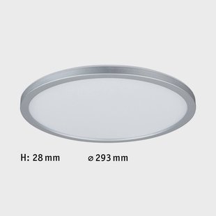 Paulmann Atria Shine Paneel aan/uit chroom 840 Ø29cm