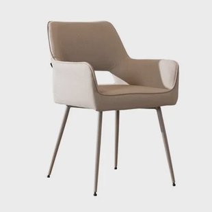 Bronx71 Scandinavische eetkamerstoel Olivia taupe gerecyclede stof