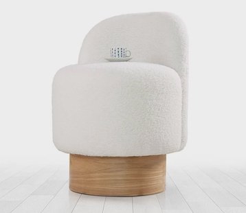 Poef Barren teddystof | Atelier Del Sofa