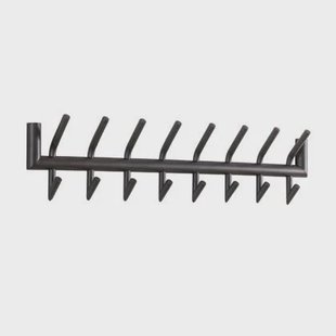 AnLi Style Garderobe 2x8 haaks ronde buis AnLi Style Garderobe 2x8 haaks ronde buis