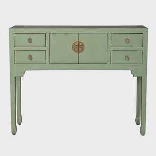 Fine Asianliving Chinese Sidetable Ash Groen -