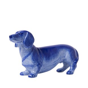 Teckel Delfts blauw Teckel Delfts blauw