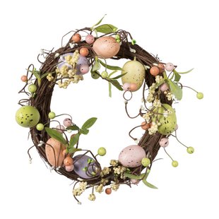 Paaskrans met eieren - ø31 cm