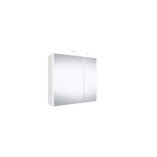Best-Design Happy MDF Spiegelkast + Verlichting 60x60cm Wit