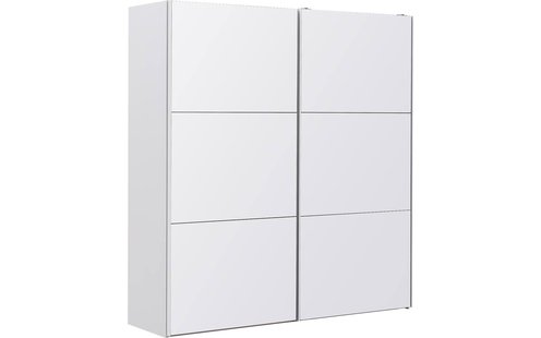 Goossens Kledingkast Easy Storage Sdk, 203 cm breed, 220 cm hoog, 2x 3 paneel glas schuifdeuren