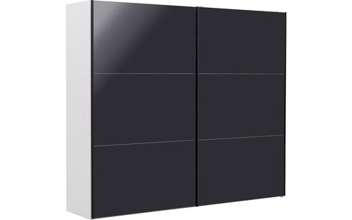 Goossens Kledingkast Easy Storage Sdk, 253 cm breed, 220 cm hoog, 2x 3 paneel schuifdeuren