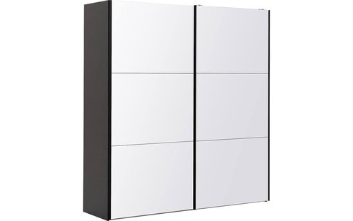 Goossens Kledingkast Easy Storage Sdk, 203 cm breed, 220 cm hoog, 2x 3 paneel glas schuifdeuren