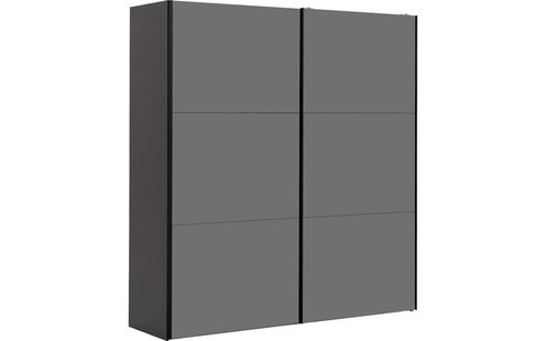 Goossens Kledingkast Easy Storage Sdk, 203 cm breed, 220 cm hoog, 2x 3 paneel glas schuifdeuren