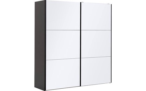 Goossens Kledingkast Easy Storage Sdk, 203 cm breed, 220 cm hoog, 2x 3 paneel glas schuifdeuren