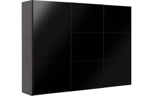 Goossens Kledingkast Easy Storage Sdk, 303 cm breed, 220 cm hoog, 3x 3 paneel glas schuifdeuren