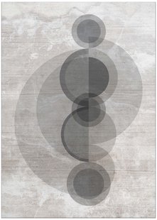 Jackie And The Fish - Vloerkleed Dancer Niemeyer Grey (outlet) - 200x295 cm