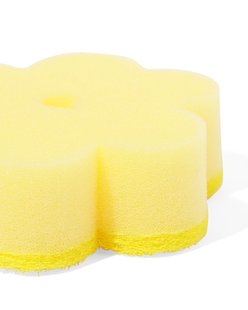 HEMA Schuursponsjes gele bloem - 2 stuks