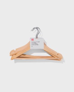 HEMA Kledingshangers kind hout - 6 stuks