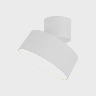 Lindby LED spot Nivoria, Ø 14 cm, wit, zwenkbaar