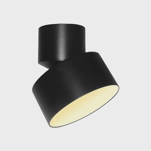 Lindby LED spot Nivoria, Ø 14 cm, zwart, draaibaar