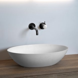 Waskom Loutro Adela M Rechthoek 57x40.5x13.5 cm Mat Wit