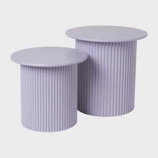 Bijzettafels Oslo - lila - set van 2 Bijzettafels Oslo - lila - set van 2