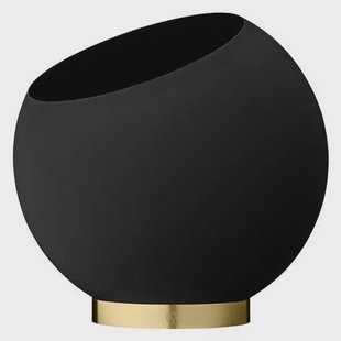 Globe bloempot Ø30 zwart