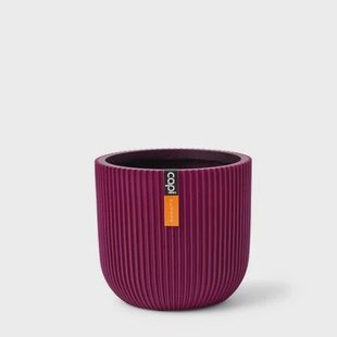 Capi Europe Bloempot bol Groove Colours - 24x21 - Paars Capi Europe Bloempot bol Groove Colours - 24x21 - Paars