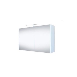 Best-Design Happy MDF Spiegelkast + Verlichting 80x60cm Wit