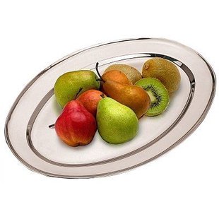 Serveerschaal Rvs 40X27cm