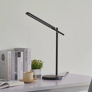 Lindby Valtorin LED bureaulamp, zwart