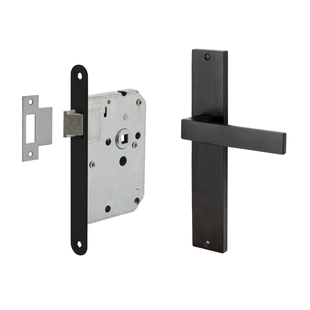 Mooi Deurbeslag Deurbeslag set Lusso met loopslot