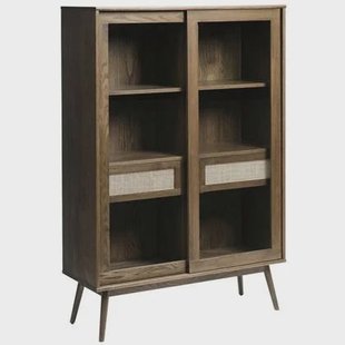 by fonQ Nomad Vitrinekast - Smoked Eiken by fonQ Nomad Vitrinekast - Smoked Eiken