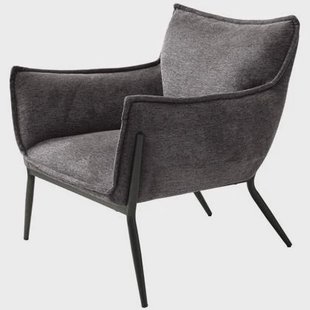 Giga Living - Fauteuil Calgary Stof Donkergrijs Giga Living - Fauteuil Calgary Stof Donkergrijs