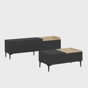 Set van TV-meubel met salontafel Mia | Kalune Design
