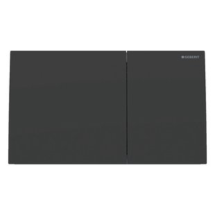 Drukplaat Geberit Sigma 70 Frontbediening 2-toets Glas Mat Zwart