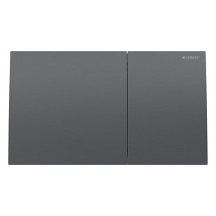Drukplaat Geberit Sigma 70 Frontbediening 2-toets RVS Zwart Chroom