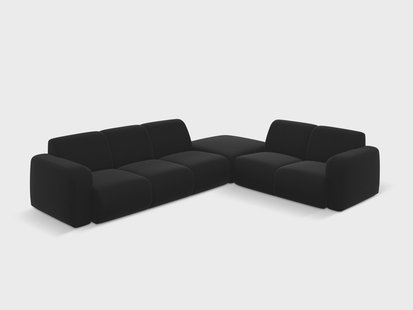 6-zitshoekbank Lola velvet rechts | Windsor & Co