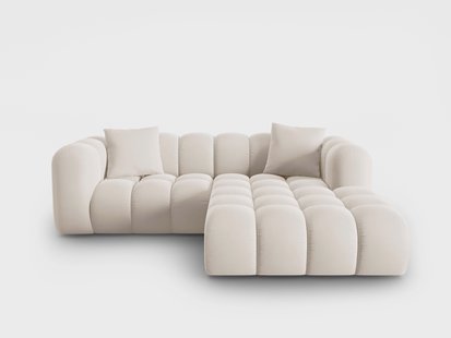 3-zitshoekbank Halley velvet rechts | Windsor & Co