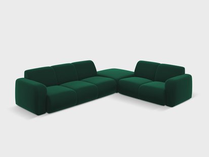 6-zitshoekbank Lola velvet rechts | Windsor & Co