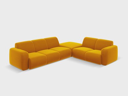 6-zitshoekbank Lola velvet rechts | Windsor & Co