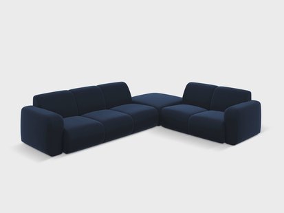 6-zitshoekbank Lola velvet rechts | Windsor & Co