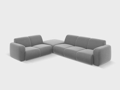 6-zitshoekbank Lola velvet links | Windsor & Co