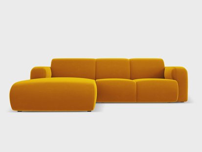 4-zitshoekbank Lola velvet links | Windsor & Co