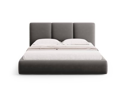 Bedframe Nicolas velvet met opbergruimte en hoofdbord 180 x 200 cm | Cosmopolitan Design