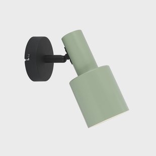 Lindby wandspot Ovelia, groen/zwart, metaal, E27