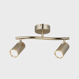 Lucea Plafondspots, goud, 2-lamps