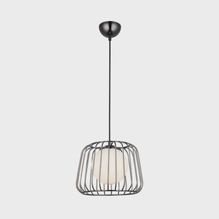 Lucea Hanglamp Ladore Ø 27 cm, zwart-chroom