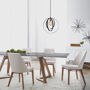 Opviq Hanglamp Vaveyla 446-S met drie zwarte ringen