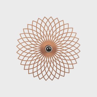 Opviq Wandlamp Fellini MR-988 gatenpatroon Ø50cm koper