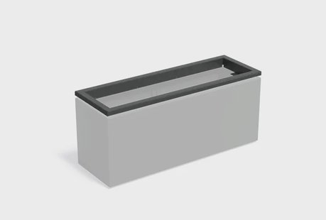 Aluminium rand CARREZ in-lite ready 150x50cm.