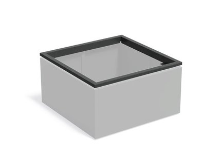 Aluminium rand CARREZ in-lite ready 120x120cm.