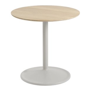 Soft Bijzettafel 48 - Eiken / Grijs